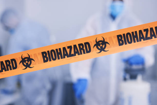 Professional Infectious Disease Decontamination technician working in Hightstown, NJ